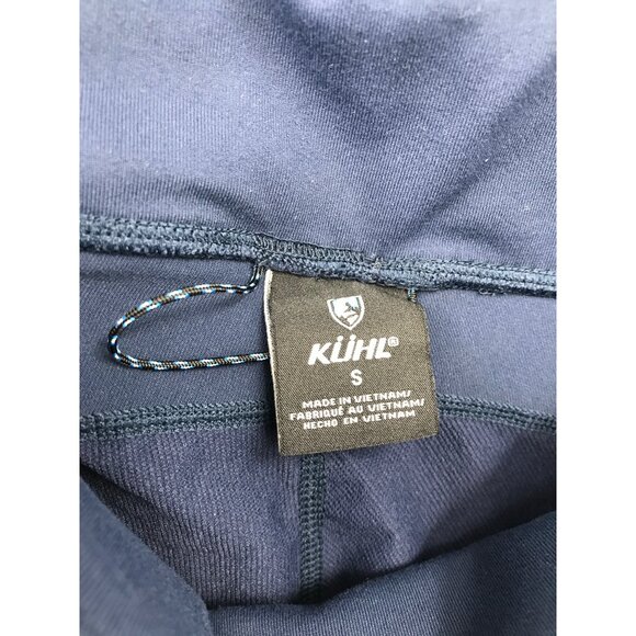 Kuhl Women's Cropped Active Legging Travrse Kapri Raven UPF 50 Blue Small - Picture 4 of 5